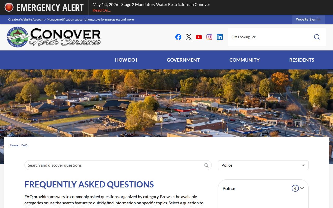 Catawba County report-copy instructions for Conover criminal records