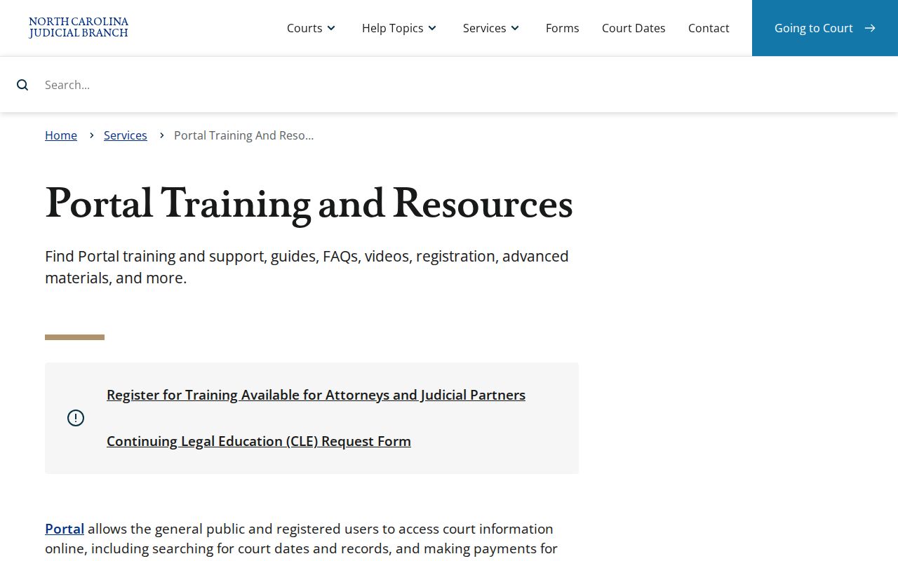Catawba County eCourts training for Newton criminal records
